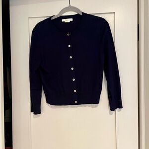 Boden Deep Navy Cardigan Sweater